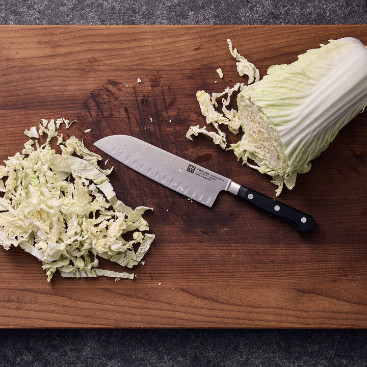 Professional S, 7-inch, Hollow Edge Santoku Knife, large 4