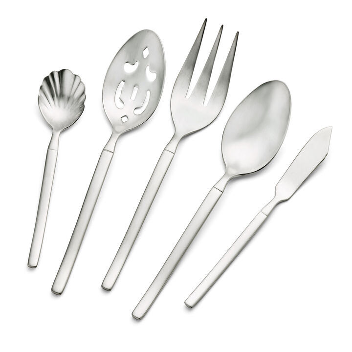 Opus (matted), 45-pc Opus Satin Flatware Set, 18/10 Stainless Steel , large 3
