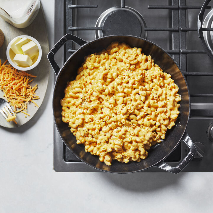 Cast Iron, 3.5 qt, Braiser With Glass Lid, Turquoise, large 3