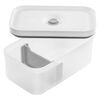 Fresh & Save, Vakuum lunchbox M, Plast, Semitransparent-Gr&aring;, small 3