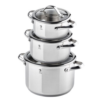 Pot set 6 Piece, 18/10 Stainless Steel,,large 1