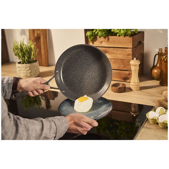 Kızartma Tavası | 24 cm | Al&uuml;minyum | titanyum takviyeli seramik yapışmaz kaplama,,large 6