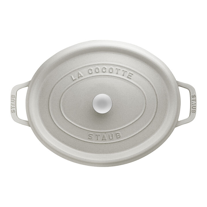 La Cocotte, Cocotte 31 cm, oval, Weisser Trüffel, Gusseisen, large 3