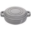 3.5 qt, Braise + grill, graphite grey - Visual Imperfections,,large