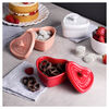 Ceramic, 3-pc, Mini Heart Dutch Oven Set, mixed colors, small 6