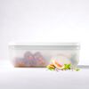 Fresh & Save, Vacuum Fridge Container, Plastic, Semitransparent-Grey, small 6