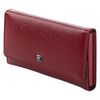 PREMIUM, 6-pcs Calf leather Snap fastener case red, small 3