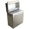 Flammkraft Model D, Natural gas grill, taupe, small 2
