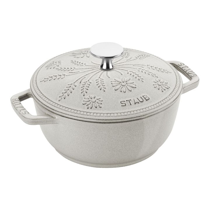 新品】ストウブ staub ワナベ 古 S スノーフレーク シフォンローズ