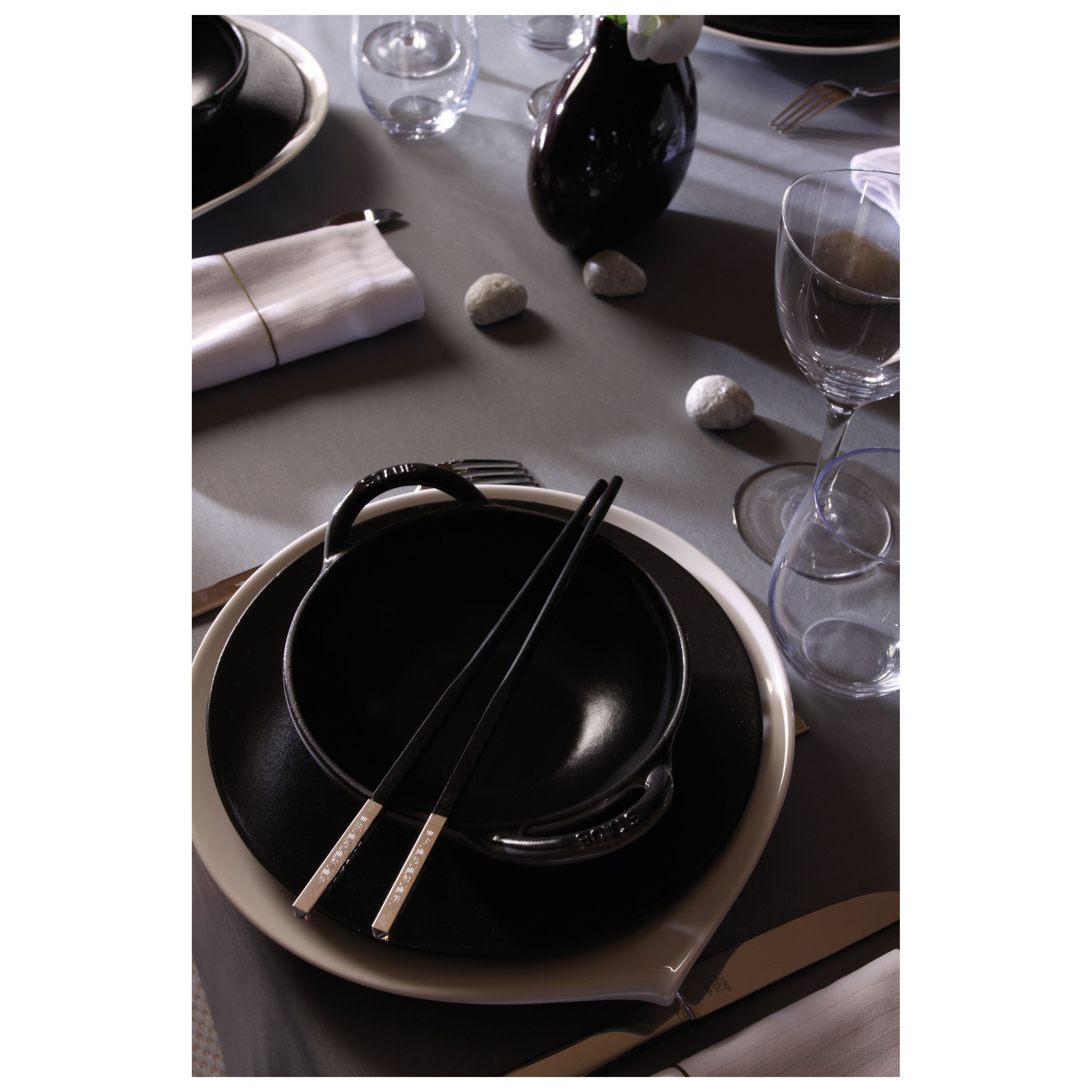 Staub Cast Iron Baby Wok - Thumbnail 4