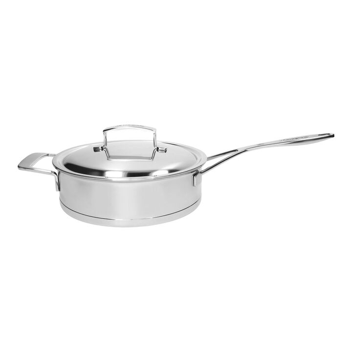 Silver 7, Sauteuse met dubbelwandig deksel 24 cm / 2,8 l, large 1