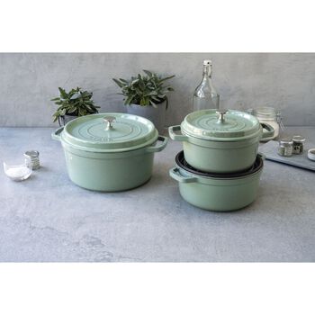 Döküm Tencere | adaçayı | 28 cm | 6,75 l | yuvarlak,,large 7