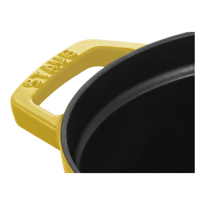 鋳物ホーロー鍋, ピコ・ココット 18 cm, ラウンド, シトロン, 鋳鉄, large 4