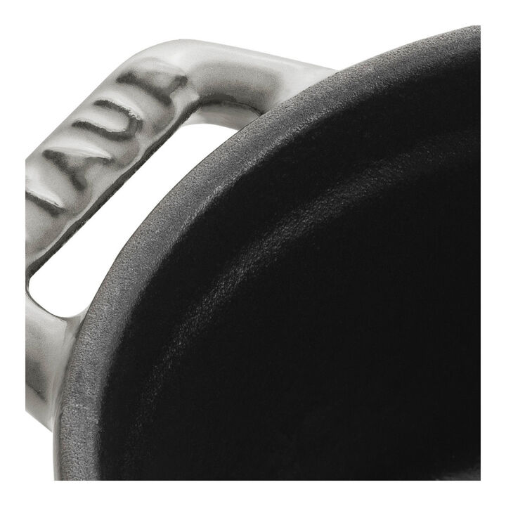 La Cocotte, Mini braadpan 10 cm / 250 ml, Rond, Grafietgrijs, large 4