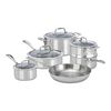Vista Clad, 10 Piece 18/10 Stainless Steel Cookware set, small 1