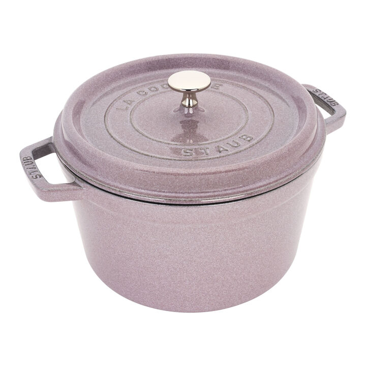 La Cocotte, 4.75 l cast iron round Cocotte deep, cherry blossom, large 1