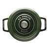 鋳物ホーロー鍋, ピコ・ココット 18 cm, ラウンド, バジルグリーン, 鋳鉄, small 1