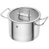 Pro, 24 cm 18/10 Stainless Steel Stock pot silver, small 1
