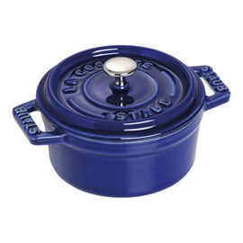 Mini cocotte rotonda - 10 cm, blu scuro