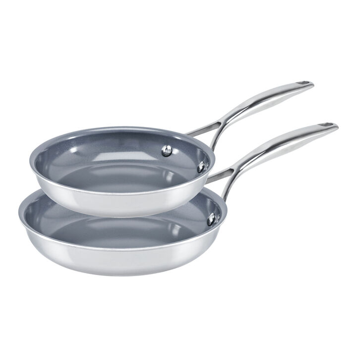 Energy, Fry pan set, 2 Piece, 18/10 Stainless Steel, Ceramic coating, large 1