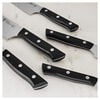 7-pc, Knife block set, black matte,,large