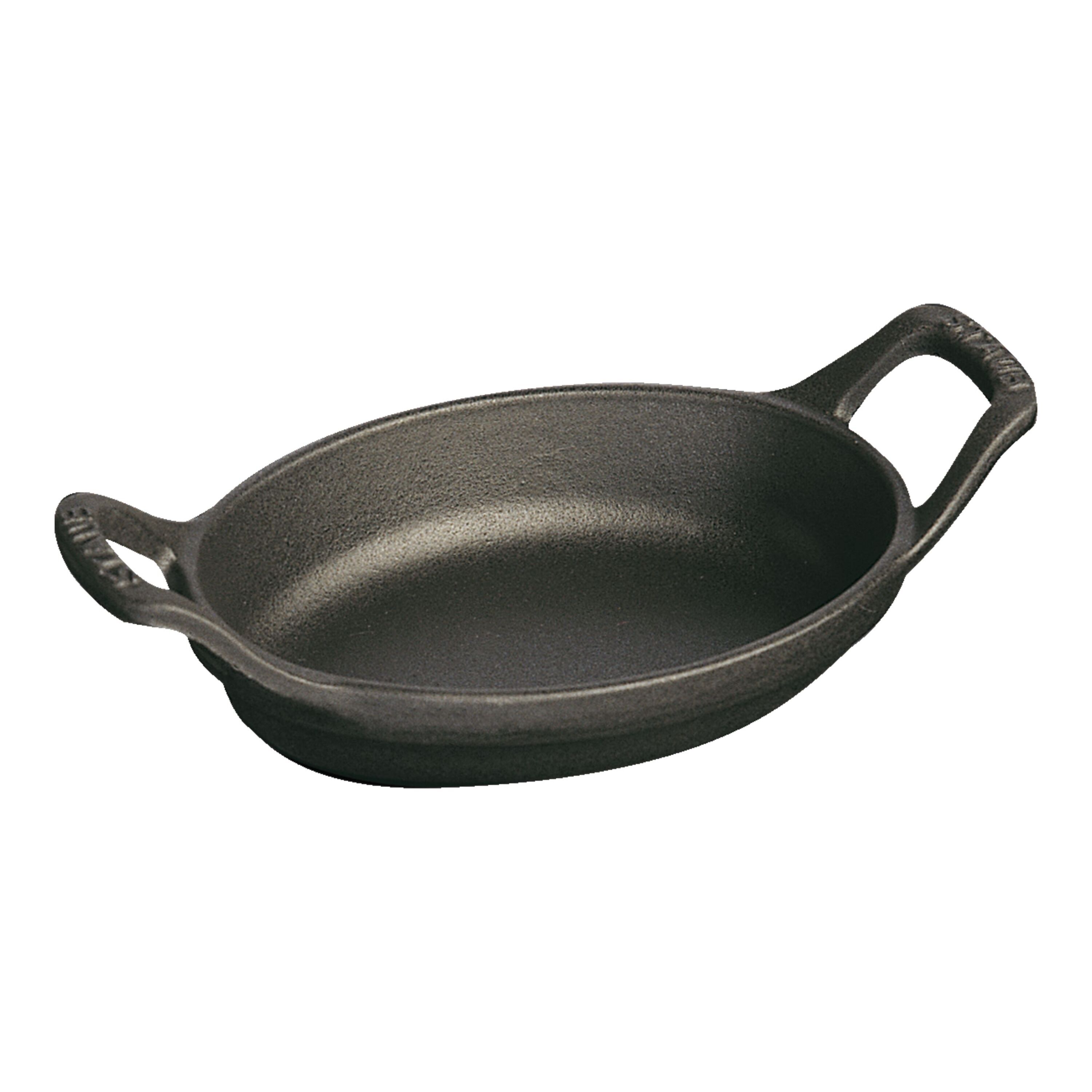 Staub Specialities Ovenschaal 15 cm, Ovaal, Zwart - Specialities - Staub
