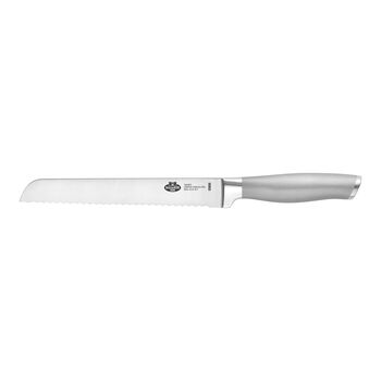 Couteau à pain 20 cm, Argent, Tranchant en dents de scie,,large 1