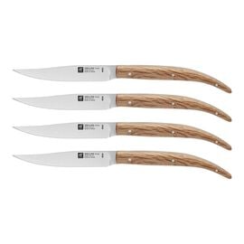 ZWILLING Sets de couteaux à steak, Chêne vert, 4-pces
