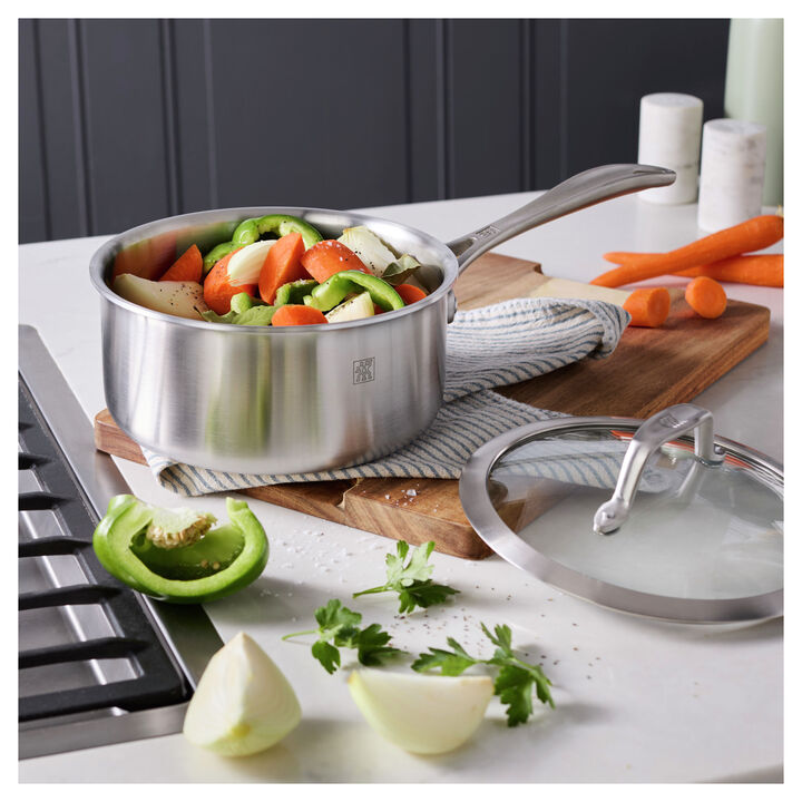 Spirit 3-Ply, 2 qt, Stainless Steel, Sauce Pan, large 2