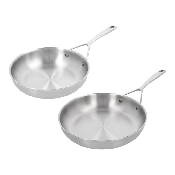 Essential 5, Koekenpannenset roestvrijstaal, 2-delig, 24 & 28cm, large 1