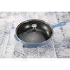 26 cm / 10 inch cast iron Frying pan, ice-blue,,large