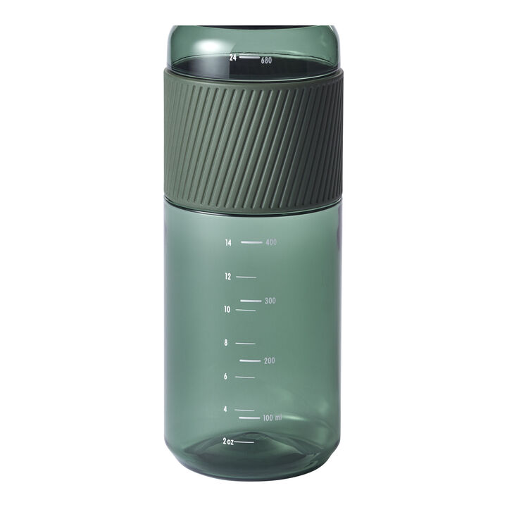 Bottle, Drinking bottle, 680 ml, tritan, dark green, large 3