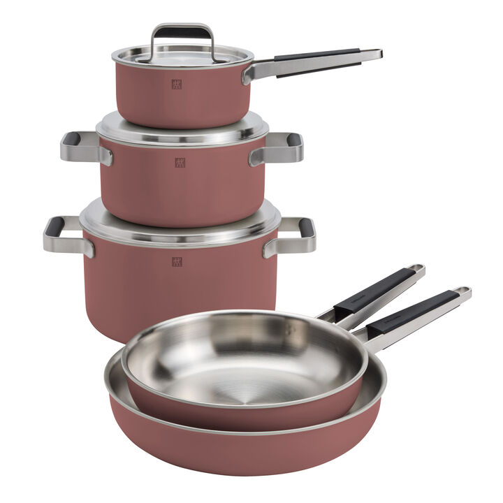 Pure, Pots and pans set, 8-pc, 18/10 Stainless Steel, large 3