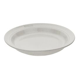 Staub Dining Line, 24 cm ceramic round Plate, white truffle