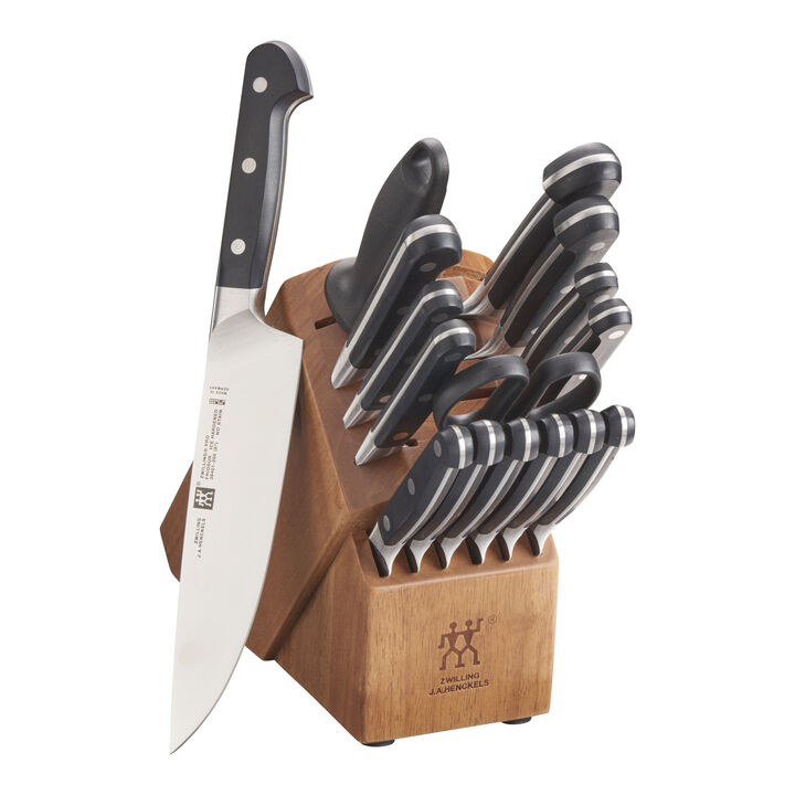 Pro, 17-pc, Knife block set, natural, large 2
