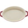 9-inch, oval, Baking Dish, cherry,,large