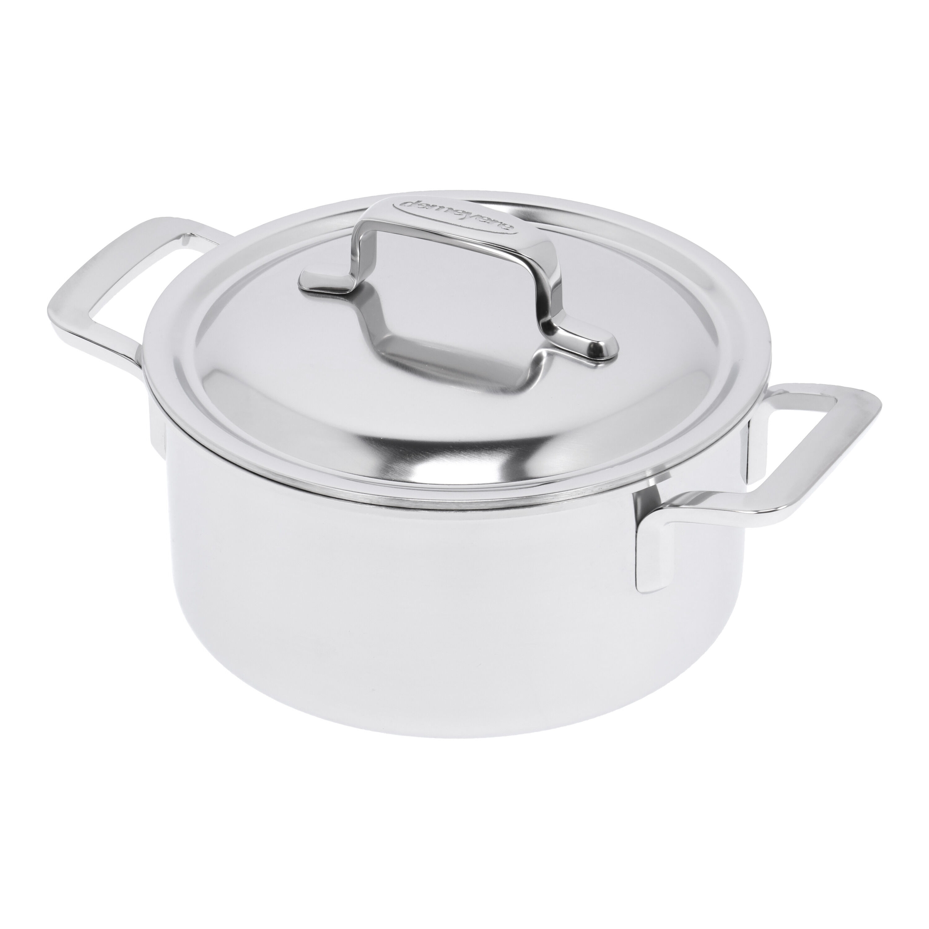 Demeyere Intense 5 Kookpan met dubbelwandig deksel 18 cm / 2,2 l - Intense 5 - Demeyere