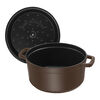 La Cocotte, Gryta 28 cm / 6,75 l, Rund, Choklad, Gjutj&auml;rn, small 11