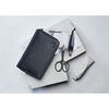 PREMIUM, 5-pcs Leather Zip fastener case black, small 2