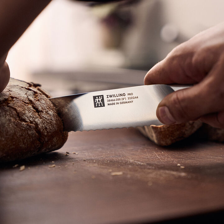 Pro Wood, Brotmesser 20 cm, Wellenschliff, large 2