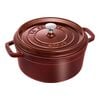 3.8 l cast iron round Cocotte, grenadine-red,,large