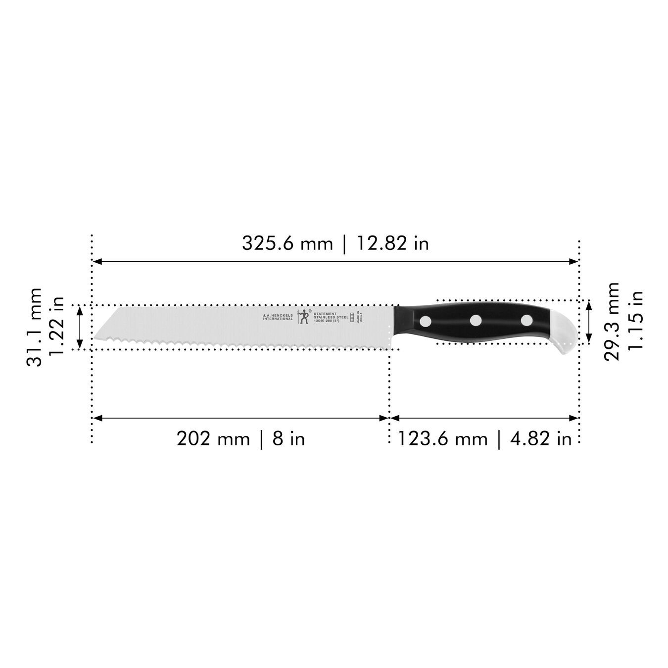 8 inch Bread knife,,large 3