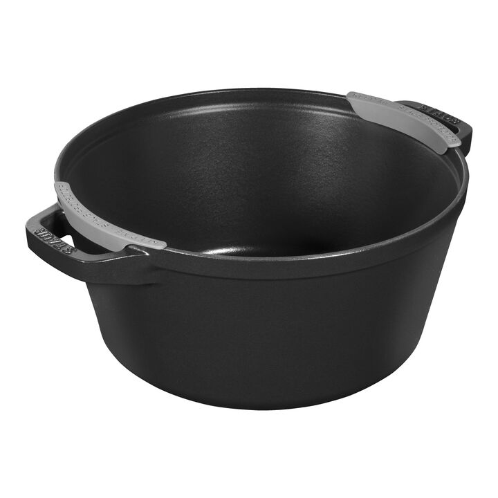 La Cocotte, Pottenset Black Matt, 2-delig, large 3