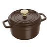 La Cocotte, Gryta 16 cm / 1,2 l, Rund, Choklad, Gjutj&auml;rn, small 1