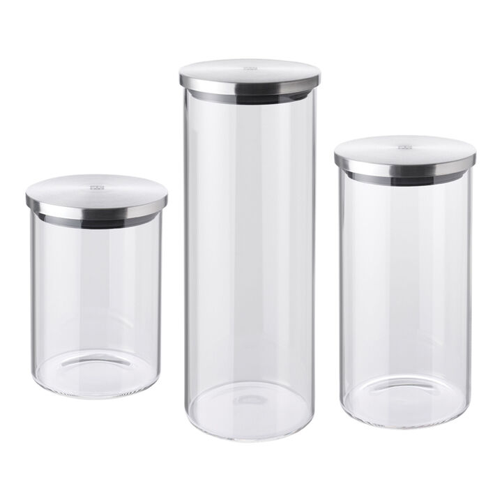  borosilicate glass Storage jar set, large 1