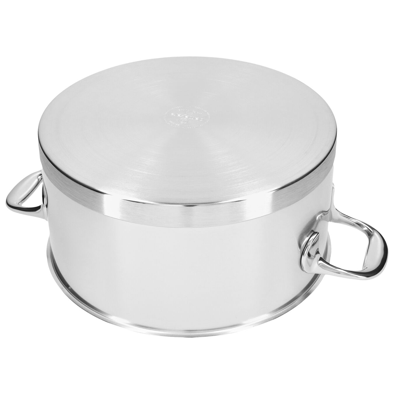 5.5 qt, 18/10 Stainless Steel, Dutch Oven with lid,,large 3