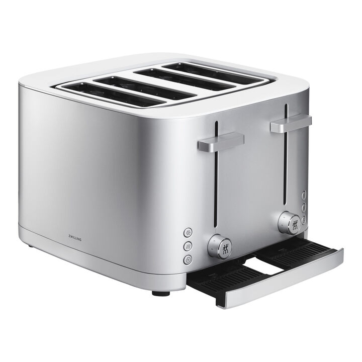 Enfinigy, 4 Short Slots Toaster, Silver, large 3