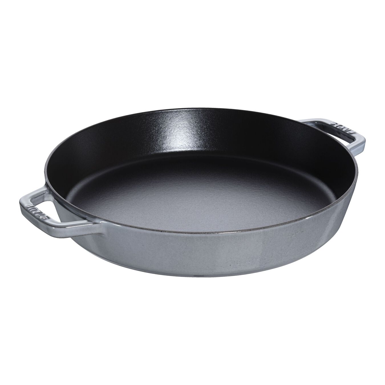 Staub Pans Paella Pfanne 34 cm, Gusseisen, GraphitGrau