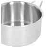 3 l 18/10 Stainless Steel round Sauce pan with lid, silver,,large