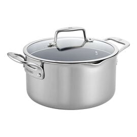 ZWILLING Clad CFX, 6 qt, Non-stick, Stainless Steel Ceramic Dutch Oven 